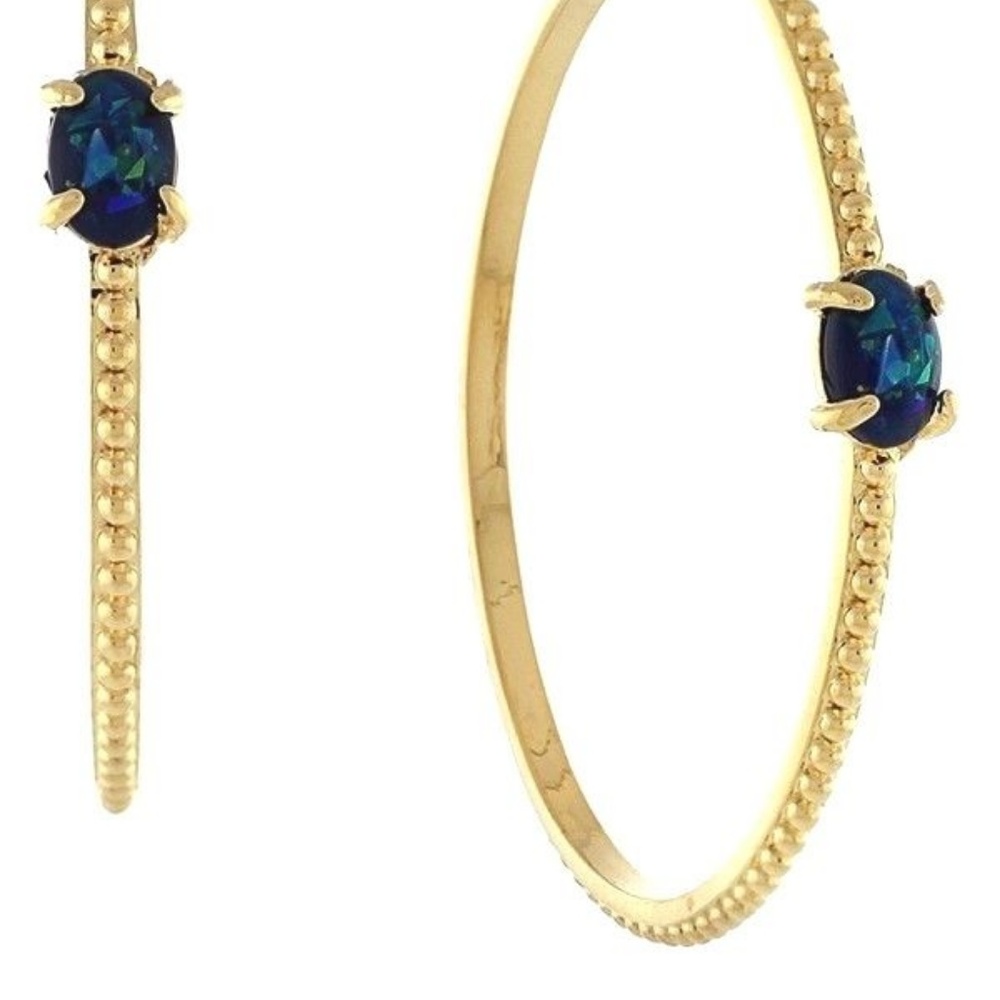 Vince Camuto 'Tropic Opal' Stone Accent Hoops
